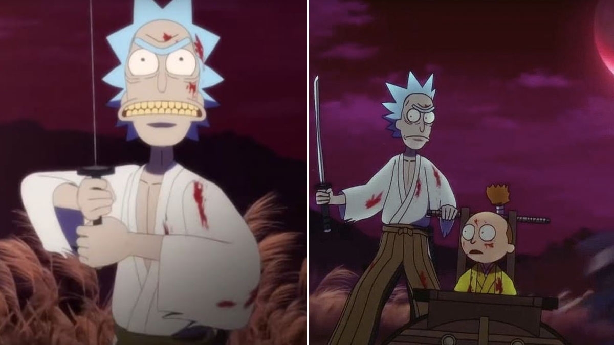 Rick & Morty: Anime-Kurzfilm "Samurai & Shogun" veröffentlicht