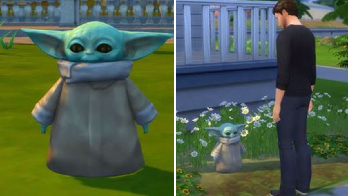 EA: Baby Yoda ist in "Die Sims 4" aufgetaucht