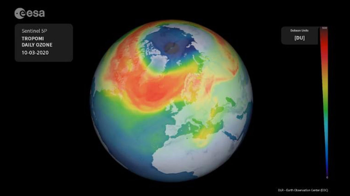 Größtes Loch in der Ozonschicht über der Arktis ist endlich geschlossen