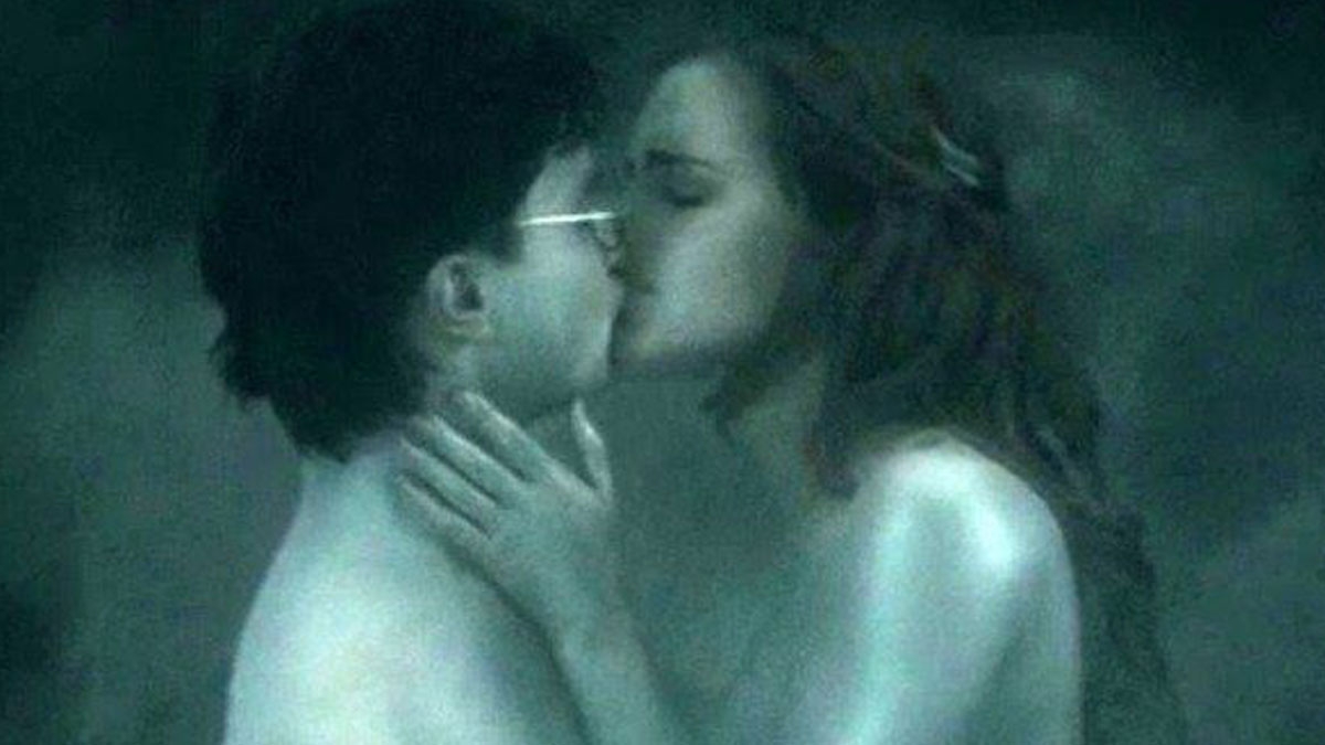 Als Daniel Radcliffe und Emma Watson die Horkrux-Kuss Szene drehen mussten