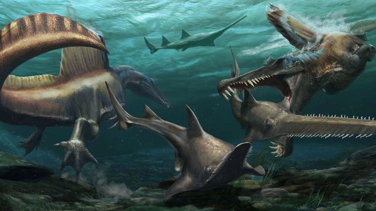 Spinosaurus: Der erste schwimmende Dinosaurier der Welt