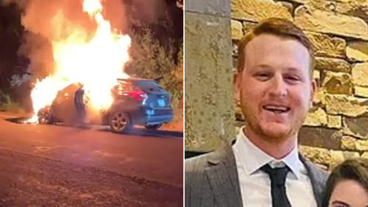 Sam Heiler: Mann rettet zwei Mädchen aus brennendem Auto – Sekunden bevor es explodiert