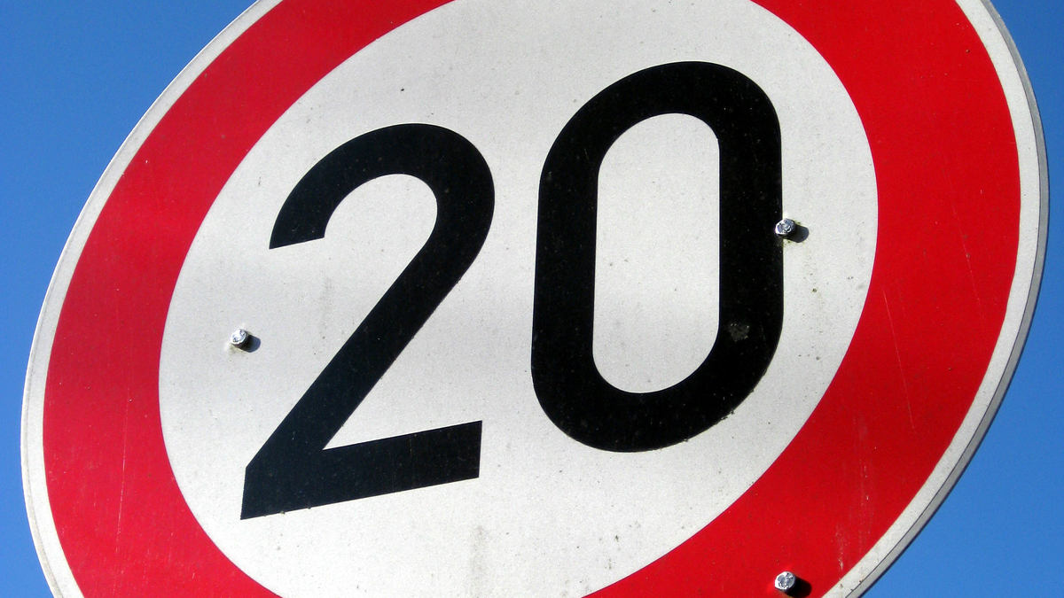 Tempo 20 angekündigt: Autofahrer müssen sich umstellen