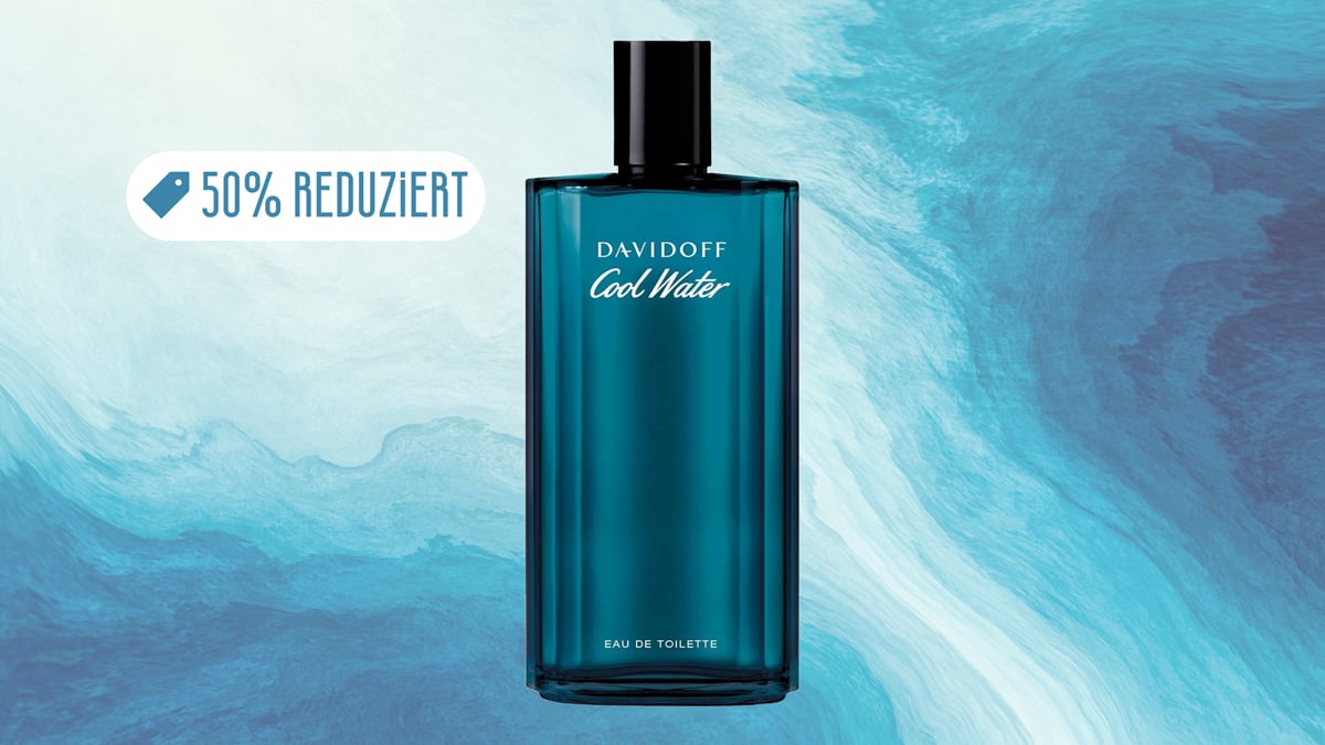 Davidoff Cool Water: Beliebter Sommerduft für Herren 50% reduziert