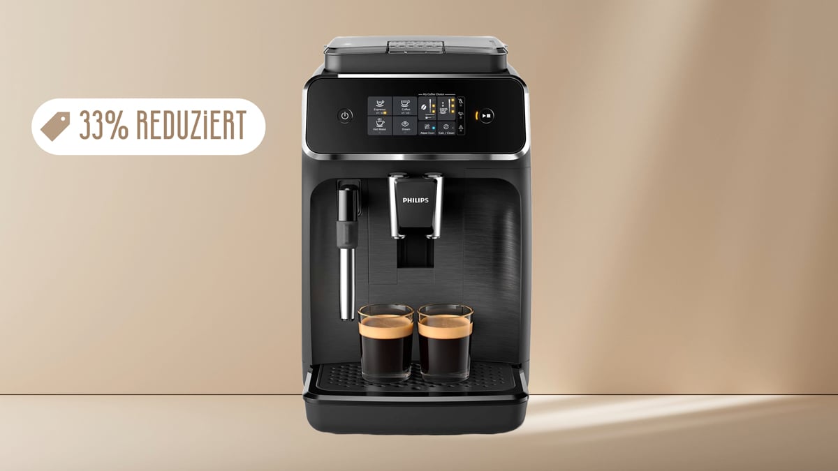 Amazon-Deal des Tages: Kaffeemaschine von Philips um 130 Euro reduziert