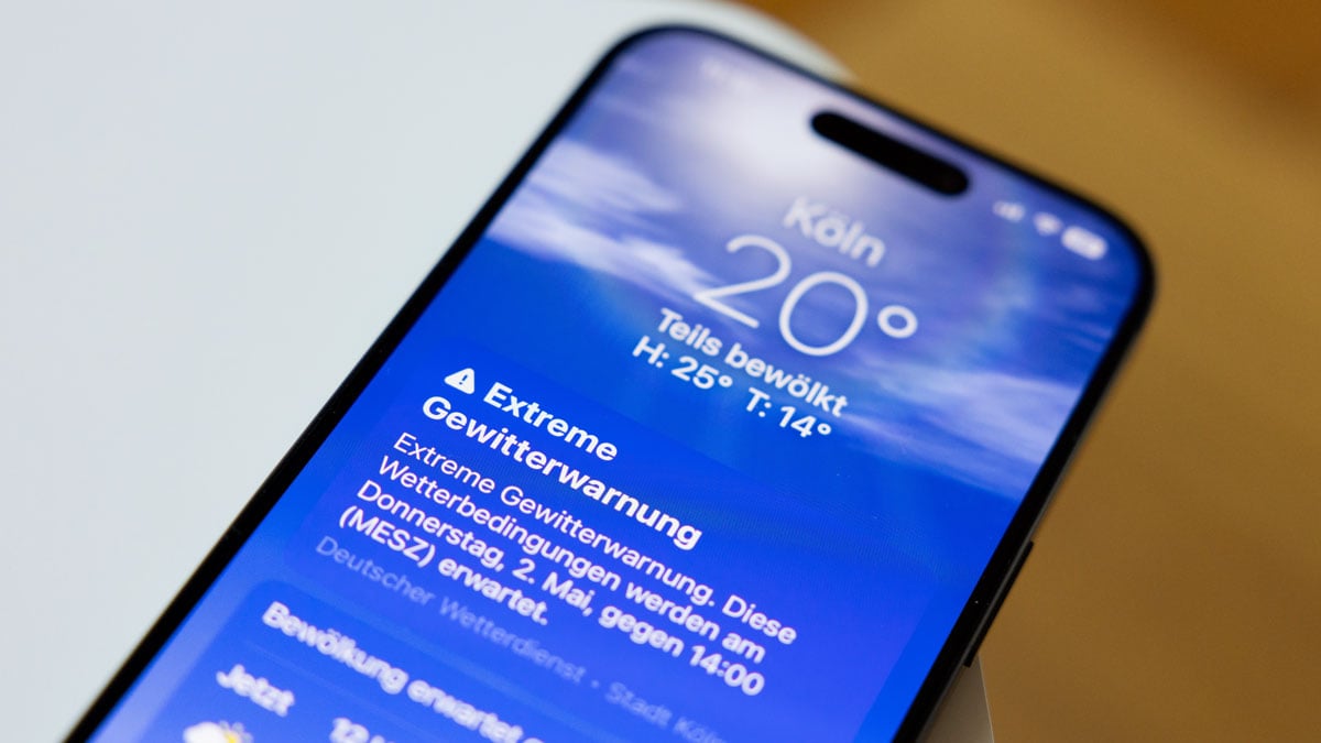 Das Hauptproblem erklärt: Warum die iPhone-Wetter-App so oft danebenliegt