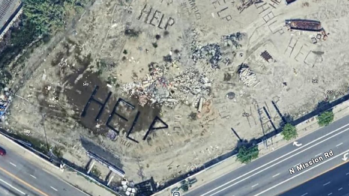 „Hilferuf“ auf Google Maps: User entdecken mysteriöse Zeichen in Los Angeles