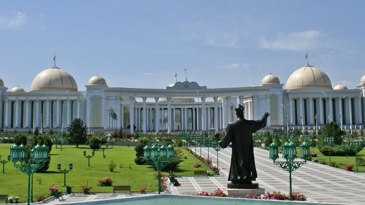 Präsidentenpalast in Aschgabat