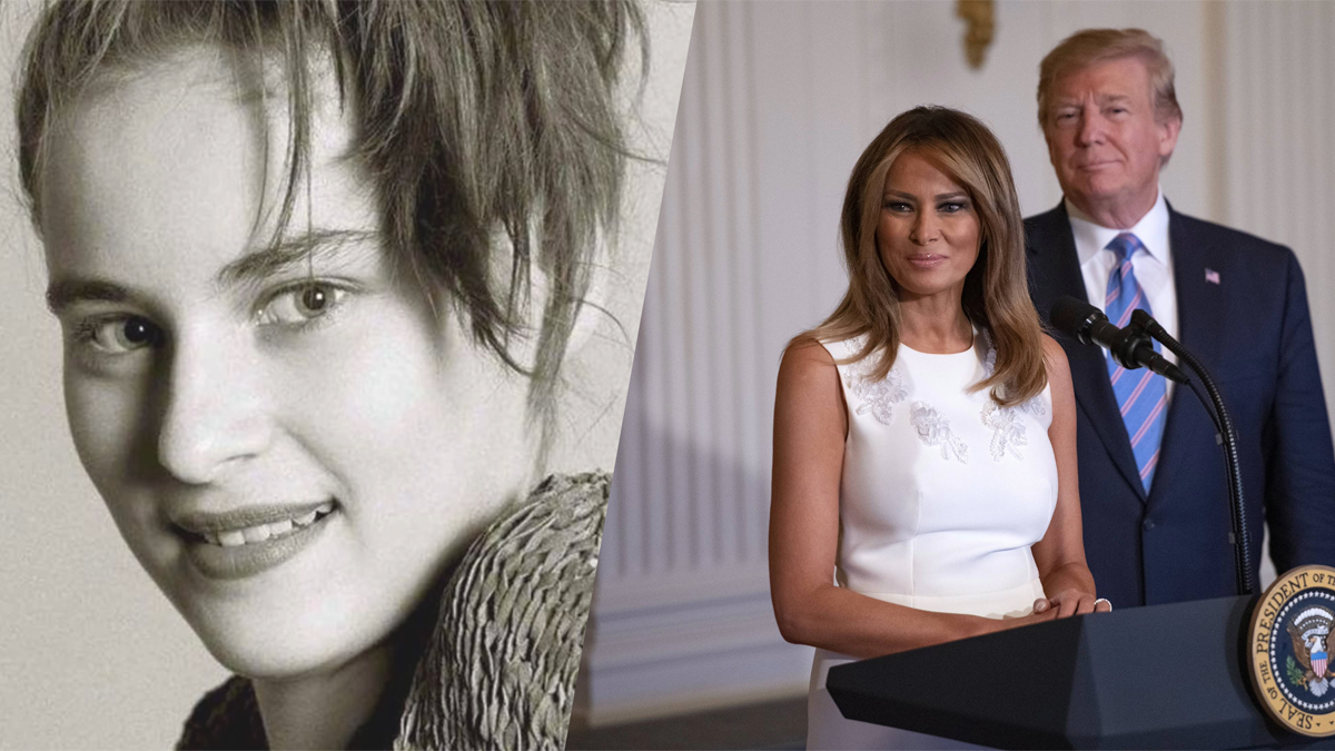 Melania Trump als junge Frau: So sah die First-Lady mit 17 Jahren aus
