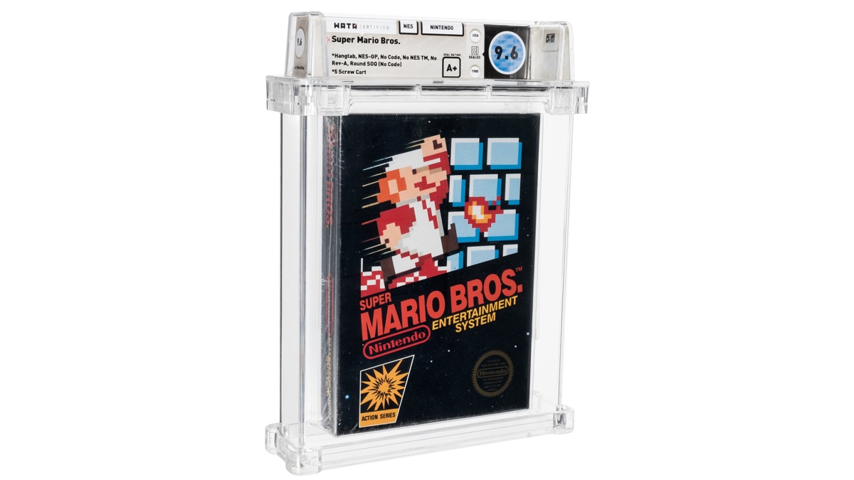 Alte Videospiele: Version des originalen Super Mario Bros. für NES