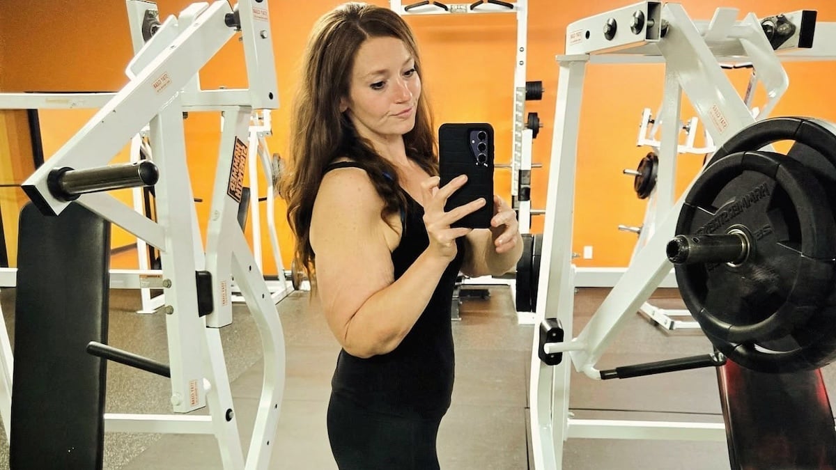 Lexi Reed im Fitnessstudio