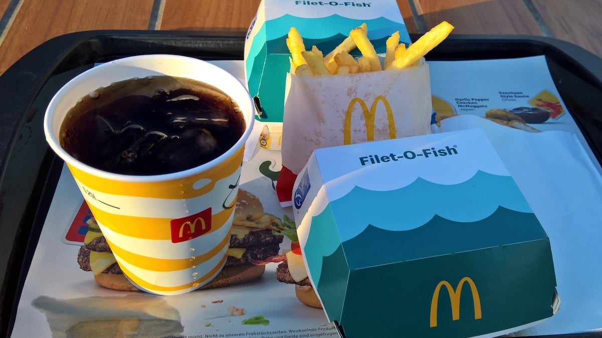 Filet-O-Fish-Menü bei McDonald's