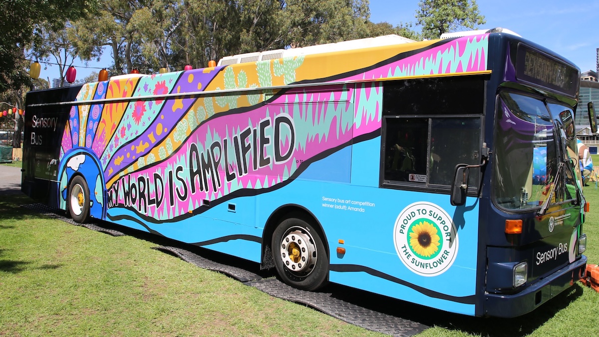 Der bunte Sensory Bus in Australien
