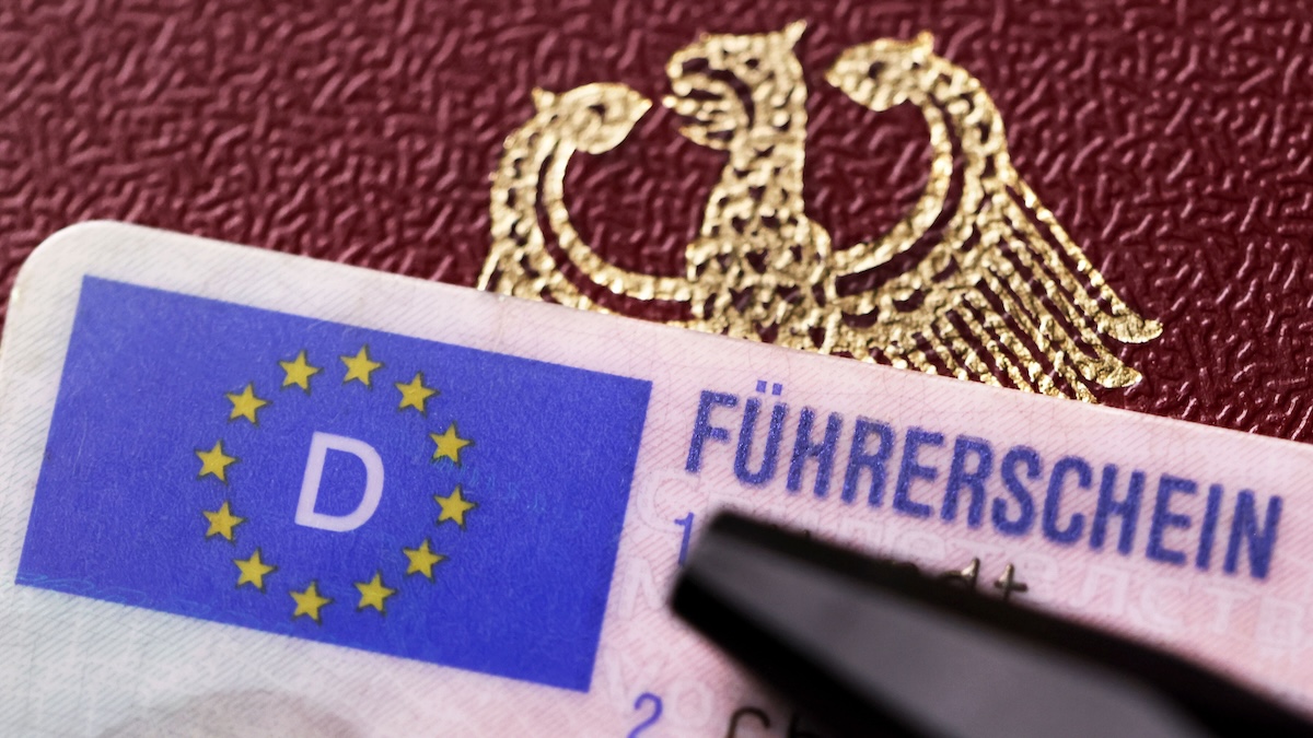 Fahrverbot: Führerschein der Bundesrepublik Deutschland